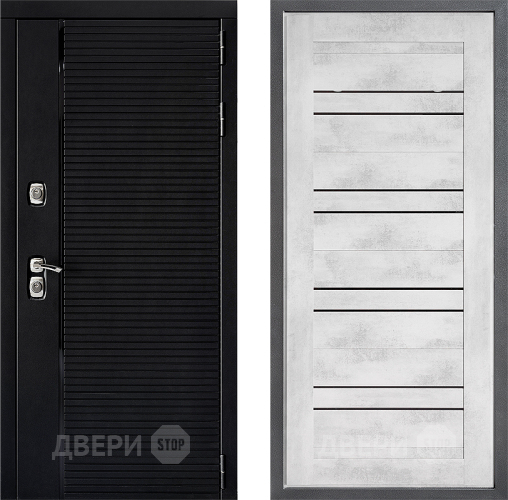 Входная металлическая Дверь Дверной континент ДК-1 ФЛ-49 Бетон снежный в Пушкино