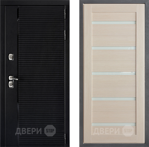 Входная металлическая Дверь Дверной континент ДК-1 ФЛ-47 Лиственница белая в Пушкино