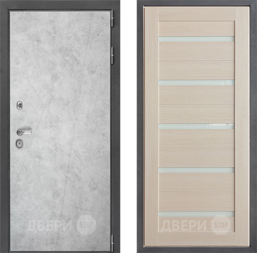 Входная металлическая Дверь Дверной континент ДК-3/743 ФЛ-47 Капучино в Пушкино