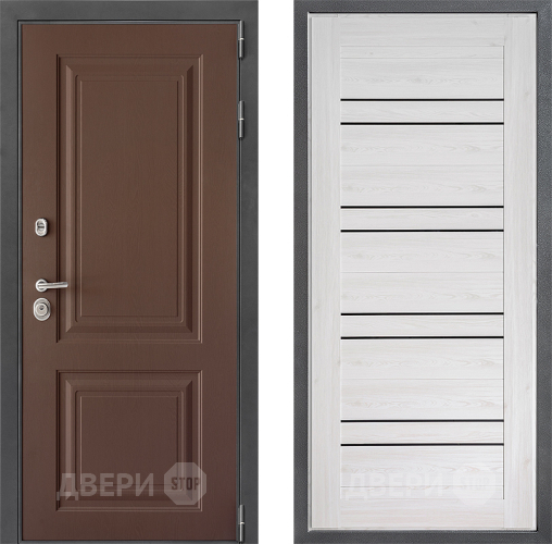 Входная металлическая Дверь Дверной континент ДК-3/729 ФЛ-49 Сосна белая в Пушкино