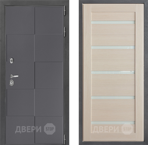 Входная металлическая Дверь Дверной континент ДК-3/606 ФЛ-47 Капучино в Пушкино