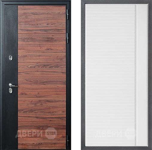 Дверь Дверной континент ДК-15 Красное Дерево ТЕРМО ФЛ-757 Белое Стекло Софт милк в Пушкино