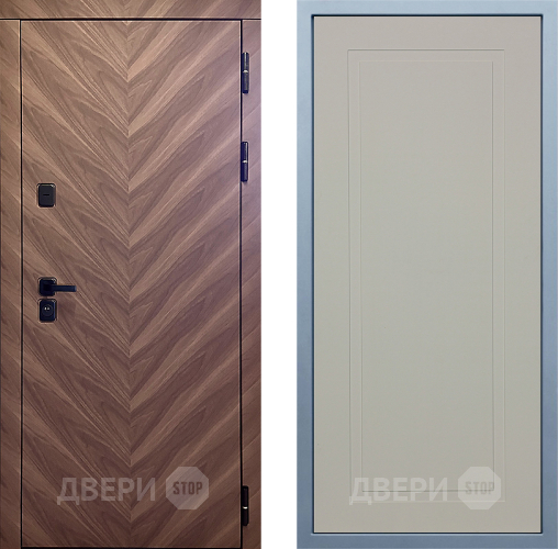 Входная металлическая Дверь Дива МД-98 Н-10 Шампань в Пушкино