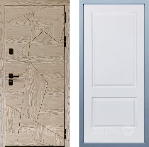 Входная металлическая Дверь Дива МД-97/1 Д-7 Белый в Пушкино