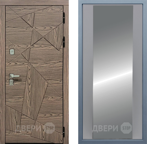 Дверь Дива МД-97/2 Д-15 Зеркало Силк Маус в Пушкино