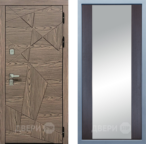 Дверь Дива МД-97/2 Д-15 Зеркало Венге в Пушкино