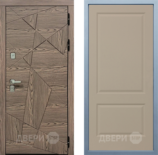 Входная металлическая Дверь Дива МД-97/2 Д-7 Шампань в Пушкино