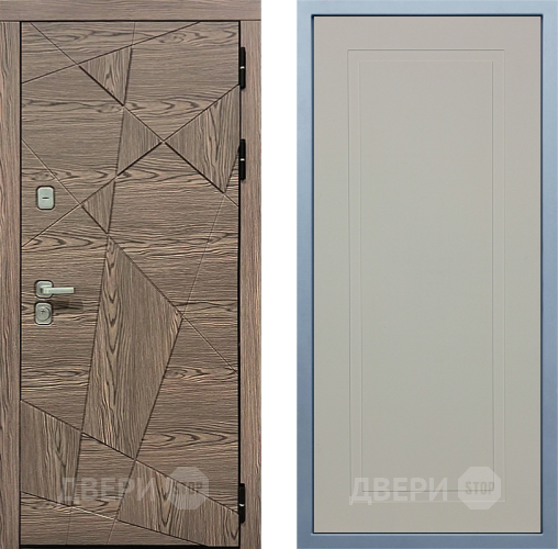 Входная металлическая Дверь Дива МД-97/2 Н-10 Шампань в Пушкино