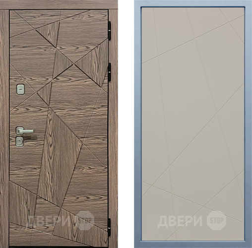 Входная металлическая Дверь Дива МД-97/2 Д-11 Шампань в Пушкино