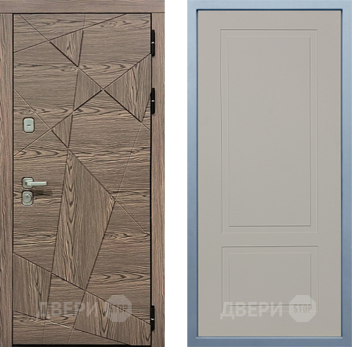 Входная металлическая Дверь Дива МД-97/2 Н-7 Шампань в Пушкино