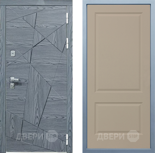 Входная металлическая Дверь Дива МД-97/3 Д-7 Шампань в Пушкино