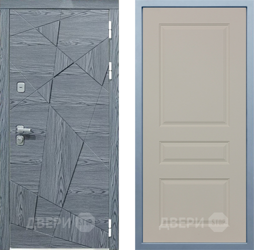 Входная металлическая Дверь Дива МД-97/3 Д-13 Шампань в Пушкино