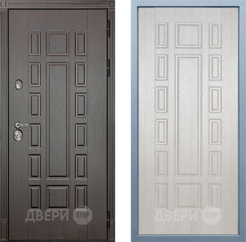 Входная металлическая Дверь Дива МД-38 М-2 Дуб филадельфия крем в Пушкино