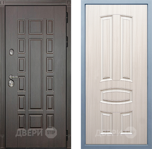 Входная металлическая Дверь Дива МД-38 М-3 Сандал белый в Пушкино