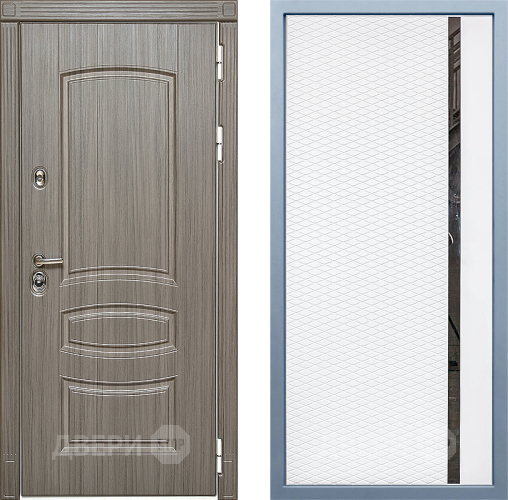 Входная металлическая Дверь Дива МД-42 МХ-47 Белый матовый в Пушкино