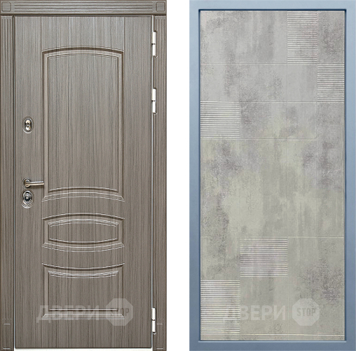 Входная металлическая Дверь Дива МД-42 Д-4 Бетон темный в Пушкино