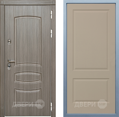 Входная металлическая Дверь Дива МД-42 Д-7 Шампань в Пушкино