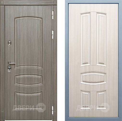 Входная металлическая Дверь Дива МД-42 М-3 Сандал белый в Пушкино