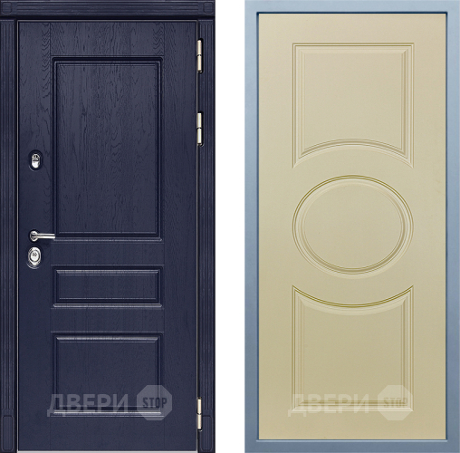 Входная металлическая Дверь Дива МД-45 Д-8 Шампань в Пушкино