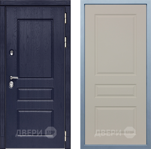 Входная металлическая Дверь Дива МД-45 Д-13 Шампань в Пушкино