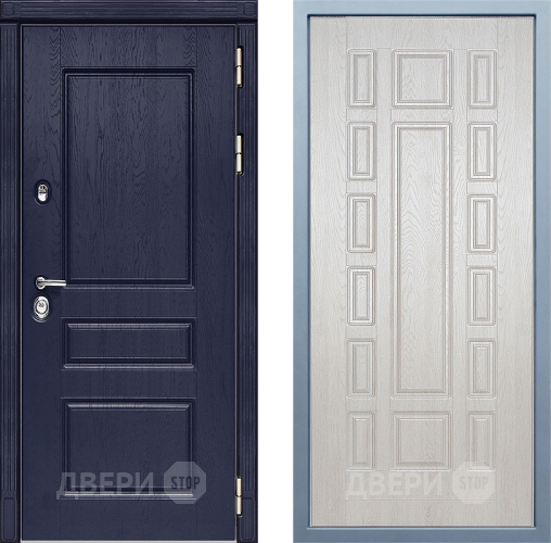 Входная металлическая Дверь Дива МД-45 М-2 Дуб филадельфия крем в Пушкино