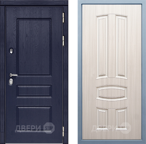 Входная металлическая Дверь Дива МД-45 М-3 Сандал белый в Пушкино