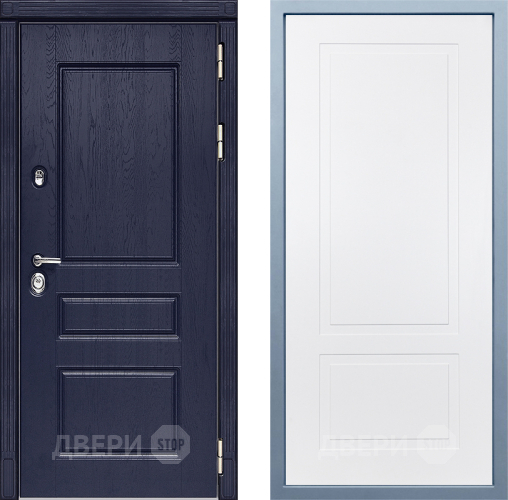 Входная металлическая Дверь Дива МД-45 Н-7 Белый в Пушкино