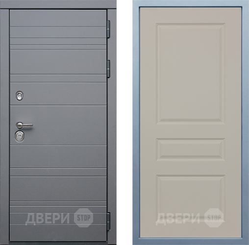 Входная металлическая Дверь Дива МД-39 Д-13 Шампань в Пушкино