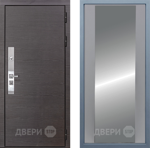 Входная металлическая Дверь Дива МХ-39 STR Д-15 Зеркало Силк Маус в Пушкино