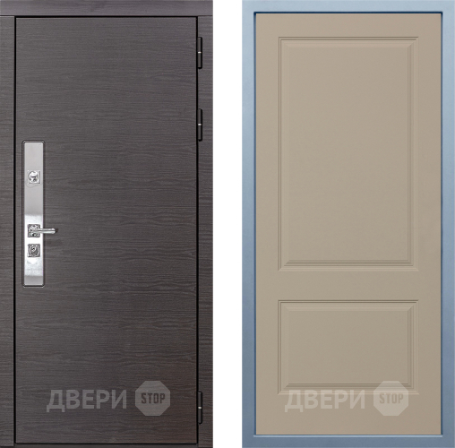 Входная металлическая Дверь Дива МХ-39 STR Д-7 Шампань в Пушкино