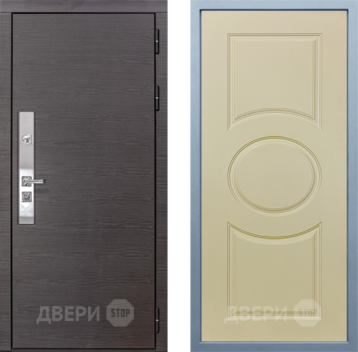 Входная металлическая Дверь Дива МХ-39 STR Д-8 Шампань в Пушкино