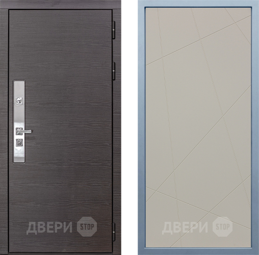 Входная металлическая Дверь Дива МХ-39 STR Д-11 Шампань в Пушкино