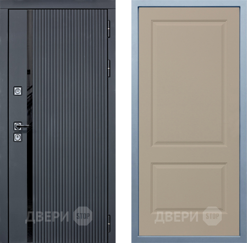 Входная металлическая Дверь Дива МХ-46 STR Д-7 Шампань в Пушкино