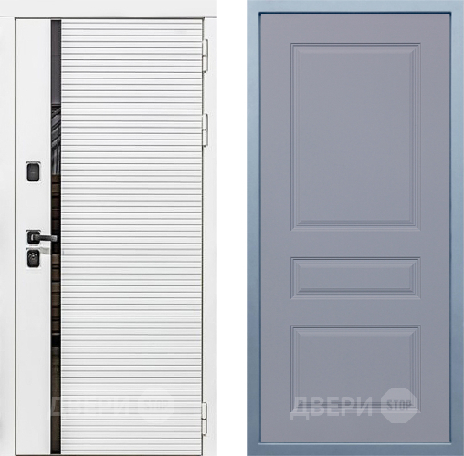 Дверь Дива МХ-45 Белая STR Д-13 Силк Маус в Пушкино