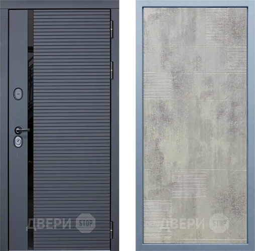 Дверь Дива МХ-45 STR Д-4 Бетон темный в Пушкино