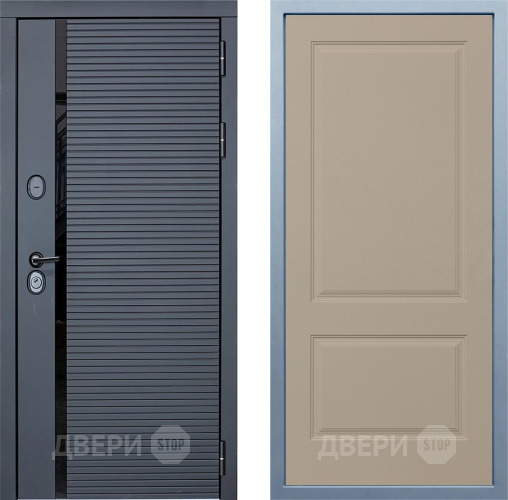 Входная металлическая Дверь Дива МХ-45 STR Д-7 Шампань в Пушкино