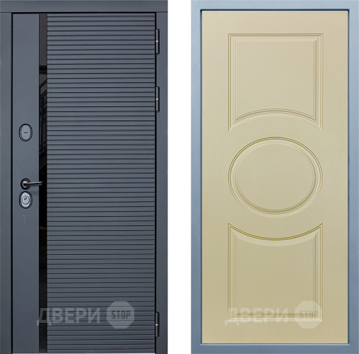 Входная металлическая Дверь Дива МХ-45 STR Д-8 Шампань в Пушкино