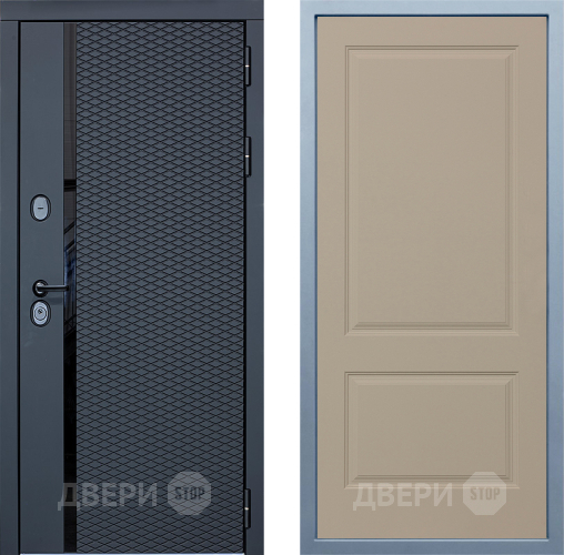 Входная металлическая Дверь Дива МХ-47 STR Д-7 Шампань в Пушкино