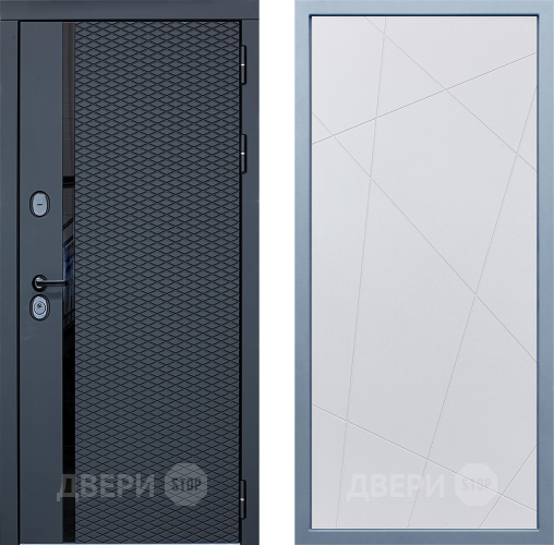 Входная металлическая Дверь Дива МХ-47 STR Д-11 Белый в Пушкино