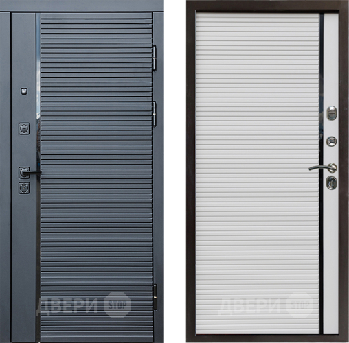 Входная металлическая Дверь Престиж Черная Линия Porte Белый в Пушкино