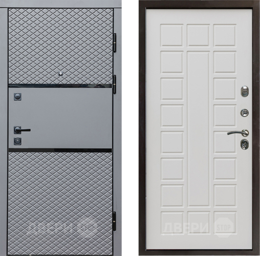 Входная металлическая Дверь Престиж Ромб Престиж Бежевый мат в Пушкино