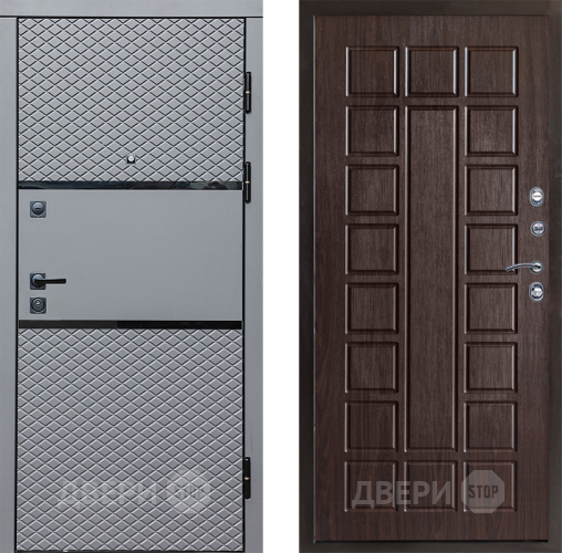Входная металлическая Дверь Престиж Ромб Престиж Венге в Пушкино