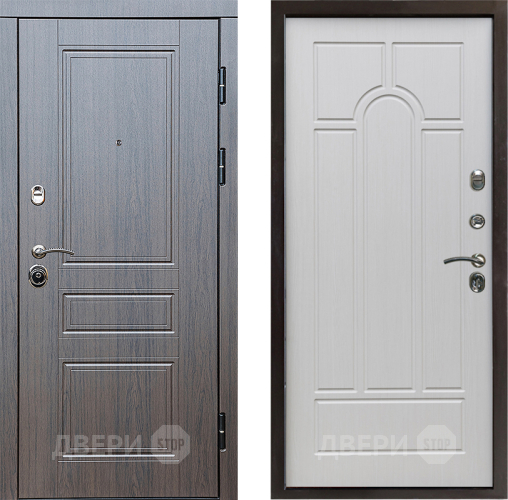 Дверь Престиж Классика Венге Арка Лиственница белая в Пушкино