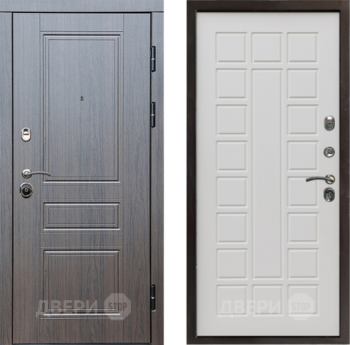 Входная металлическая Дверь Престиж Классика Венге Престиж Бежевый мат в Пушкино