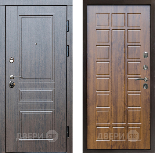 Входная металлическая Дверь Престиж Классика Венге Престиж Дуб в Пушкино