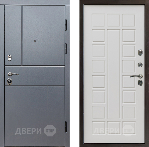 Входная металлическая Дверь Престиж Горизонт Грэй Престиж Бежевый мат в Пушкино