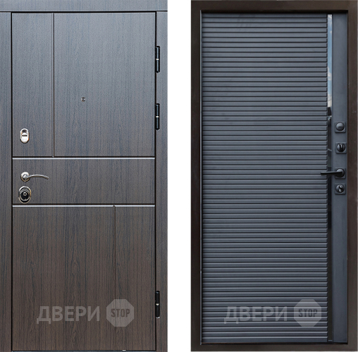 Входная металлическая Дверь Престиж Горизонт Венге Porte Черный кварц в Пушкино