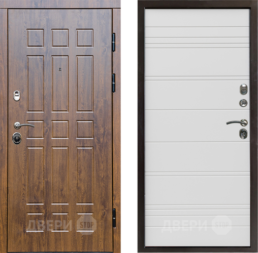 Входная металлическая Дверь Престиж Стандарт Line Белый в Пушкино