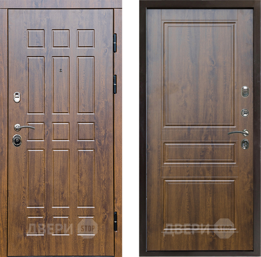 Входная металлическая Дверь Престиж Стандарт Классика Дуб в Пушкино