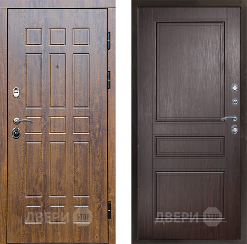 Входная металлическая Дверь Престиж Стандарт Классика Венге в Пушкино